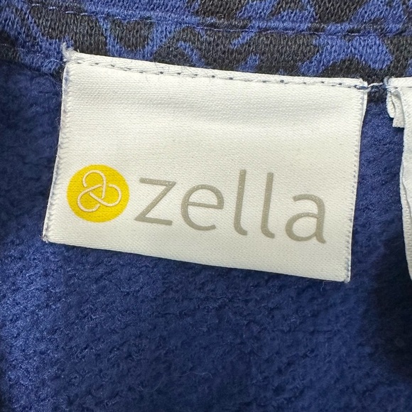 Zella Girl Navy Patterned Casual Dress - Picture 6 of 13